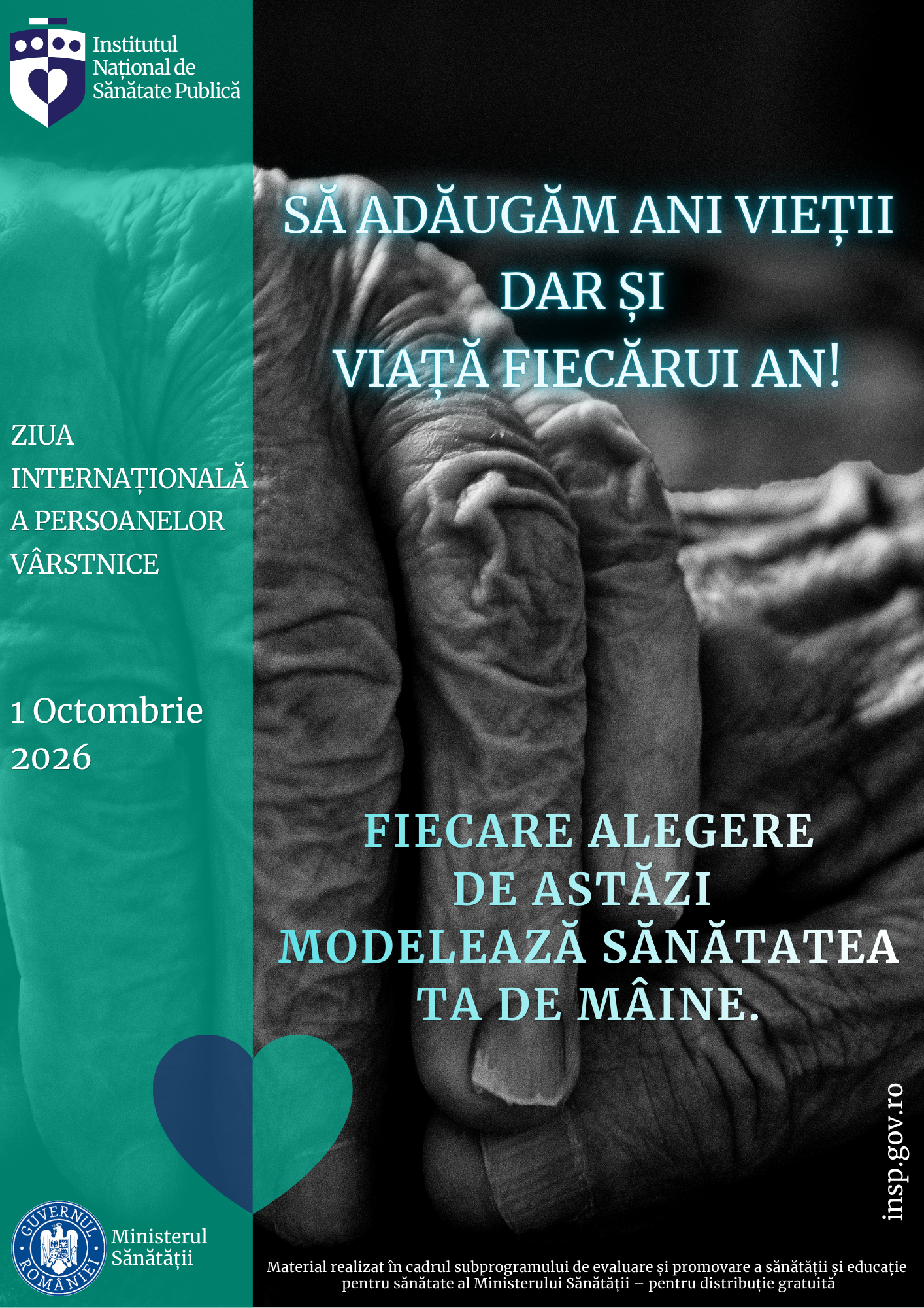 Ziua internațională a persoanelor vârstnice, 1 octombrie 2026 - Poster 1 Ziua Internationala a Persoanelor Varstnice