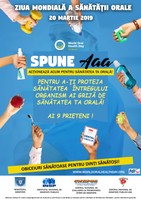 20 Martie 2019 - Ziua Mondială a Sănătăţii Orale