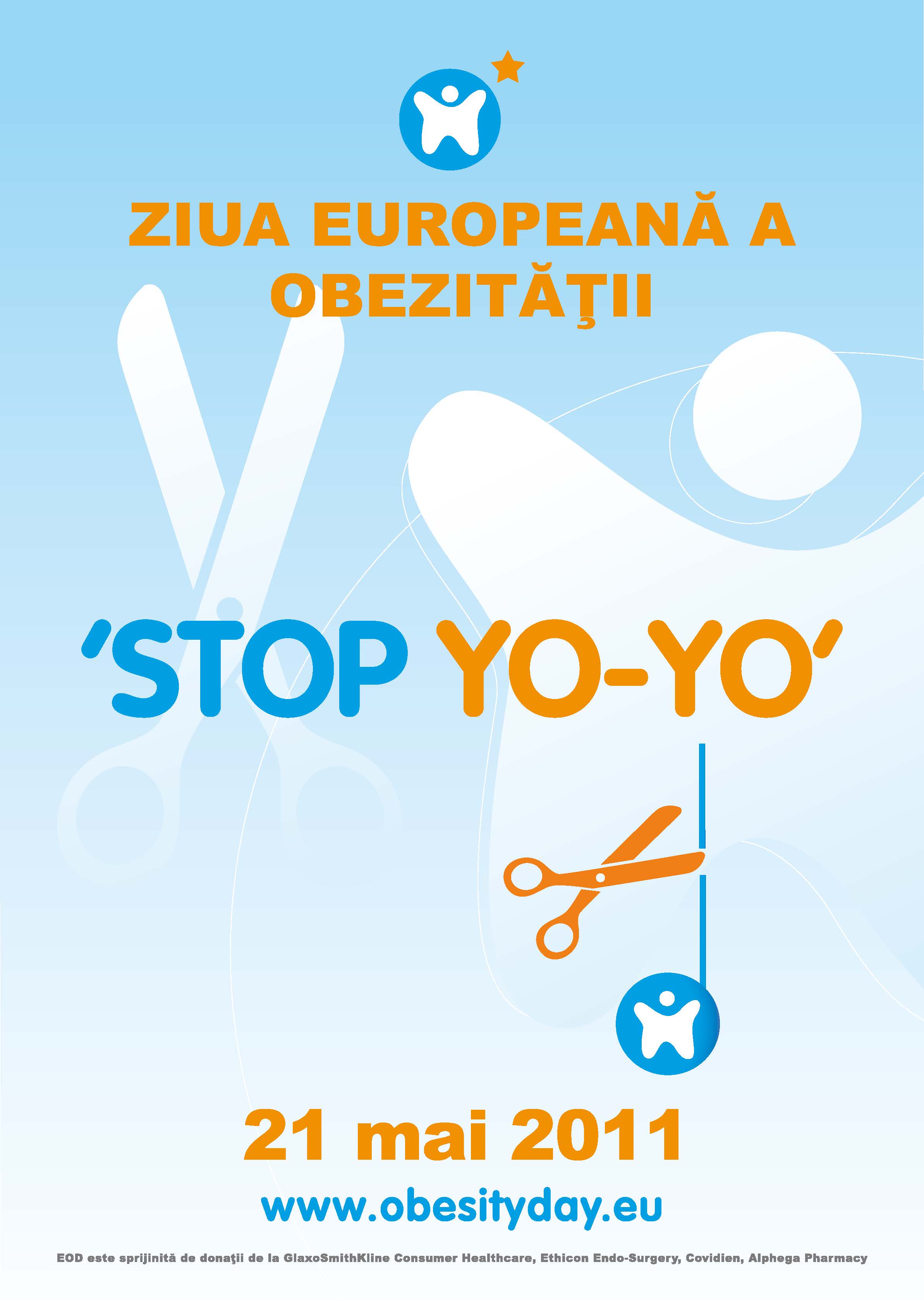 COMUNICAT DE PRESĂ - Ziua Mondială de Luptă Împotriva Hipertensiunii Arteriale - 17 mai,  Ziua Europeană Împotriva Obezităţii - 21 mai